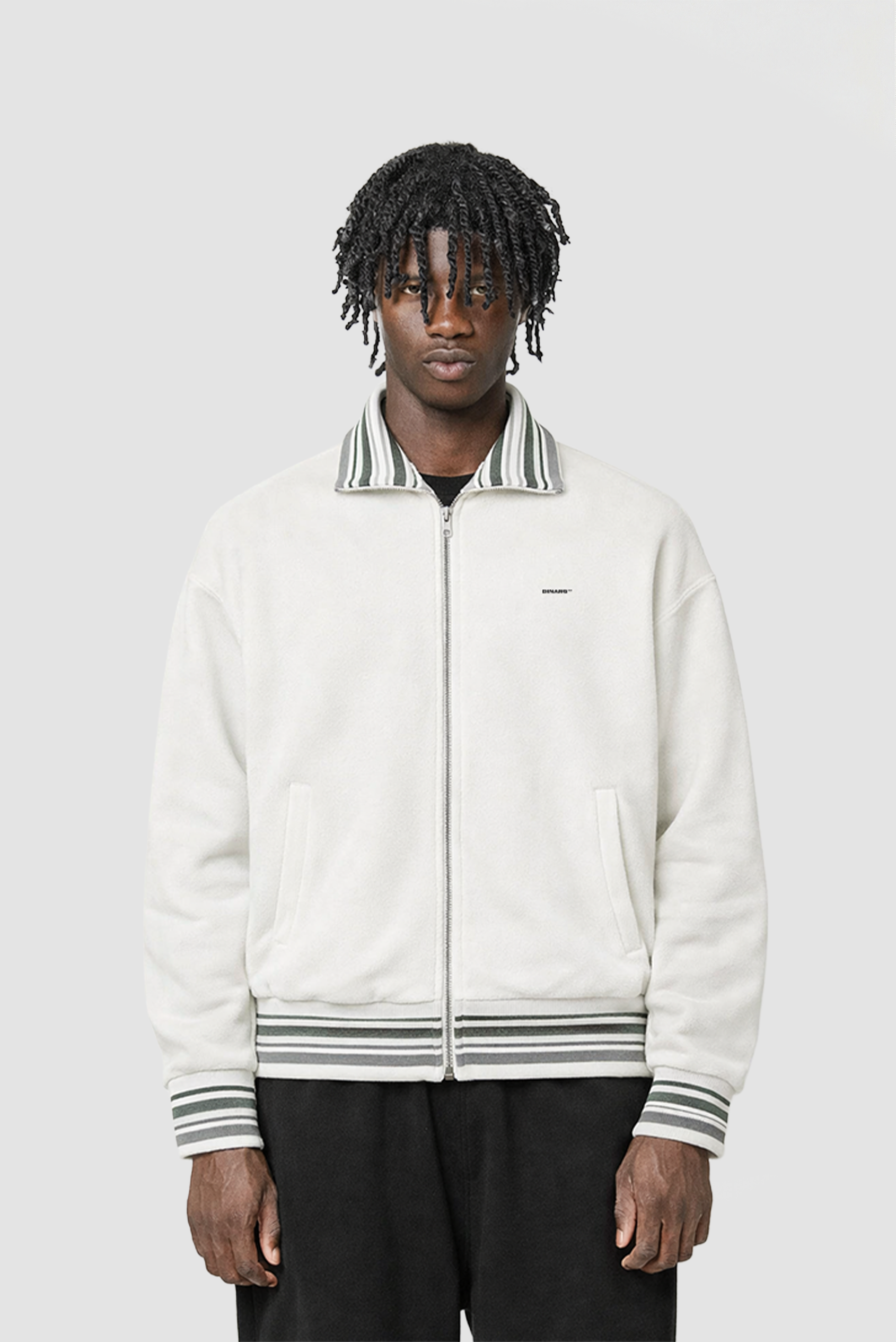 DINARS STRIPED COLAR TOP