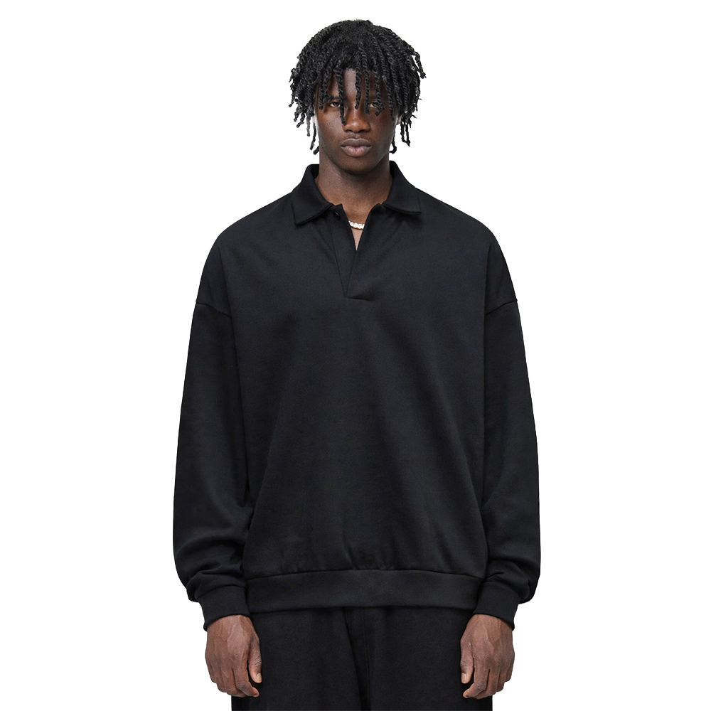 DINARS FLEECE POLO TOP