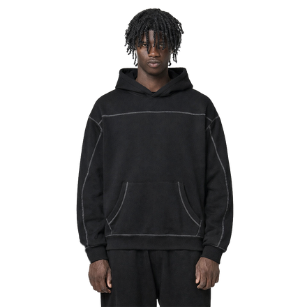 DINARS CONTRAST STITCH FLEECE